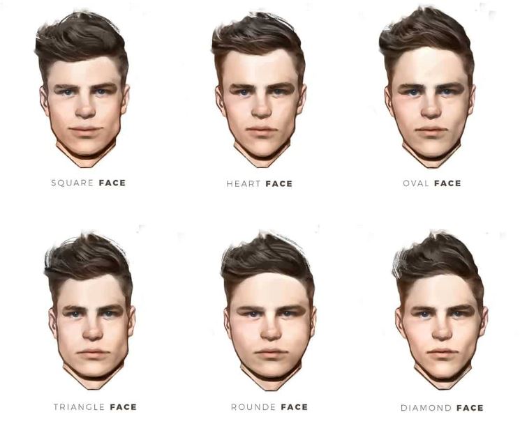 مدل مو مردانه براساس فرم صورت